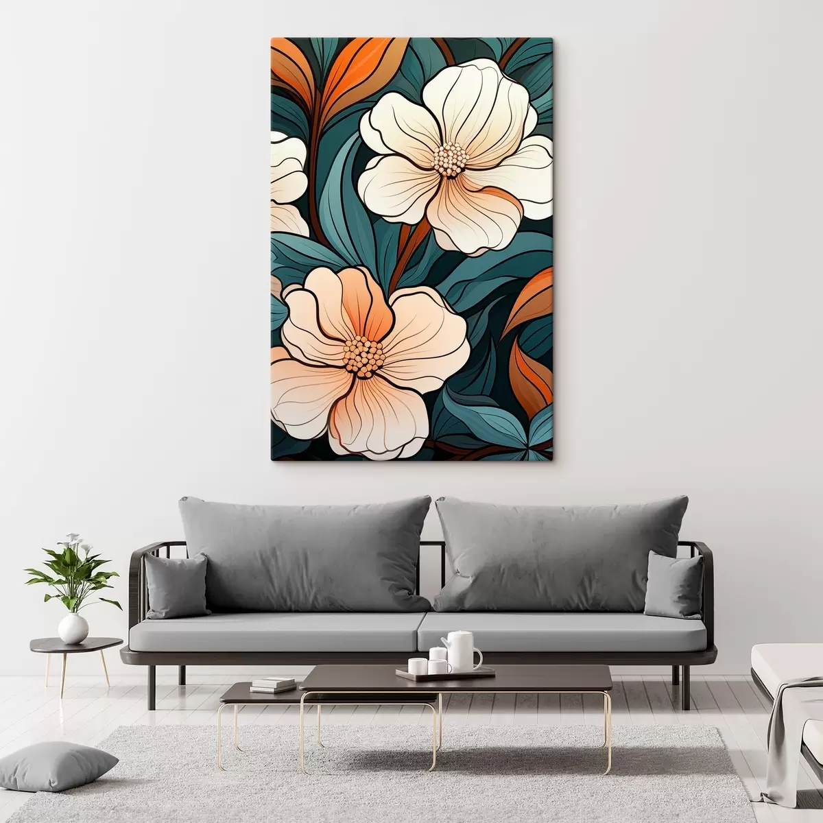 Fototapete Verschiedene Blumen s45291