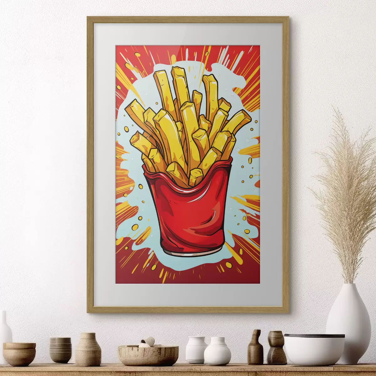 Poster Pommes frites f45276