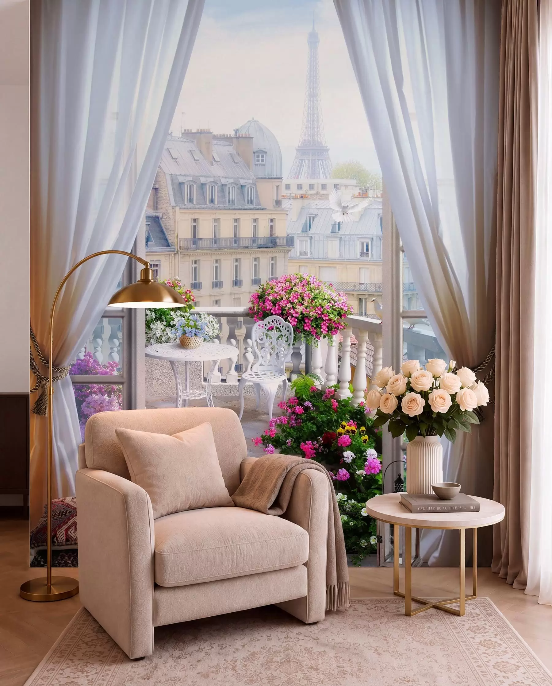 Fototapete Pariser Balkon u79425