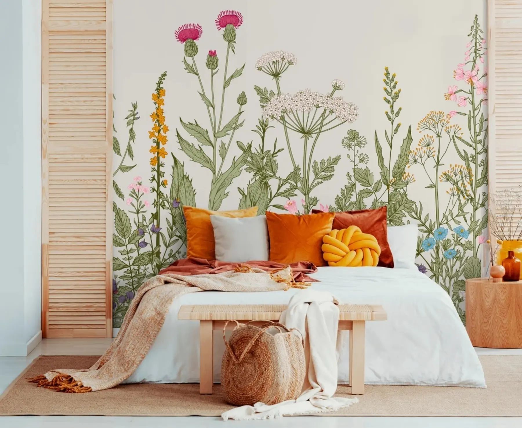 Fototapete Pflanzen im Boho-Stil u71743