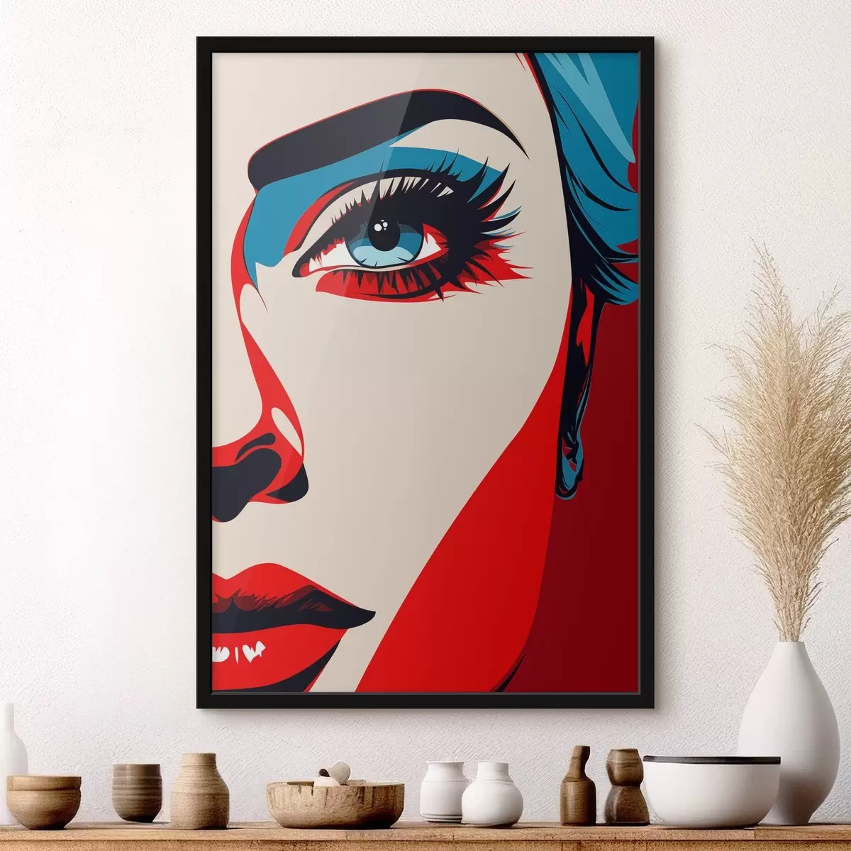 Poster Pop-Art-Kleid f45289
