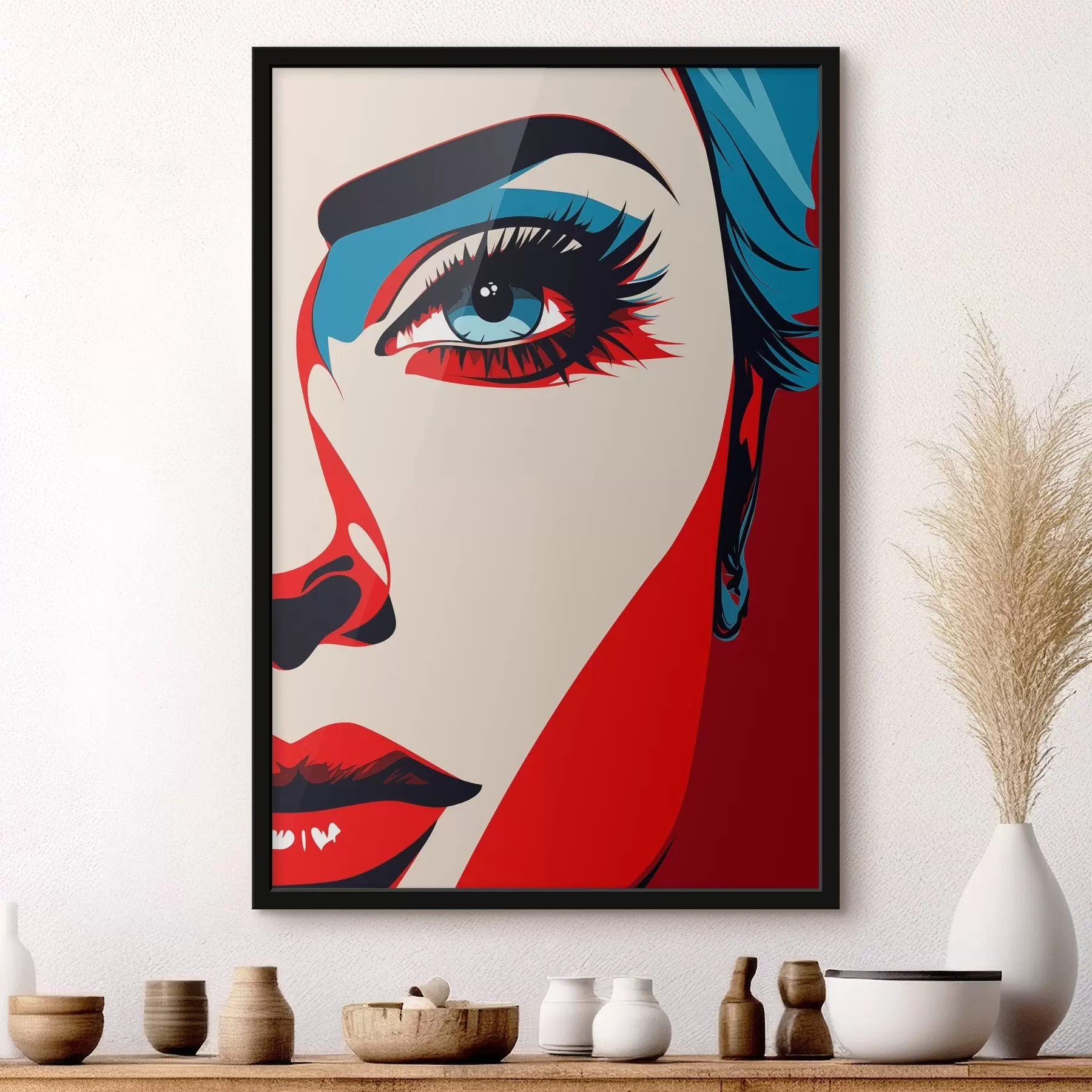 Fototapete Pop-Art-Kleid f45289
