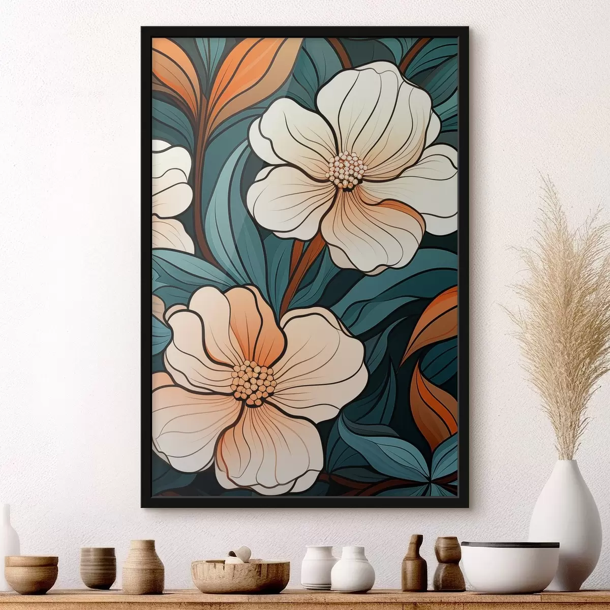 Poster Verschiedene Blumen f45291