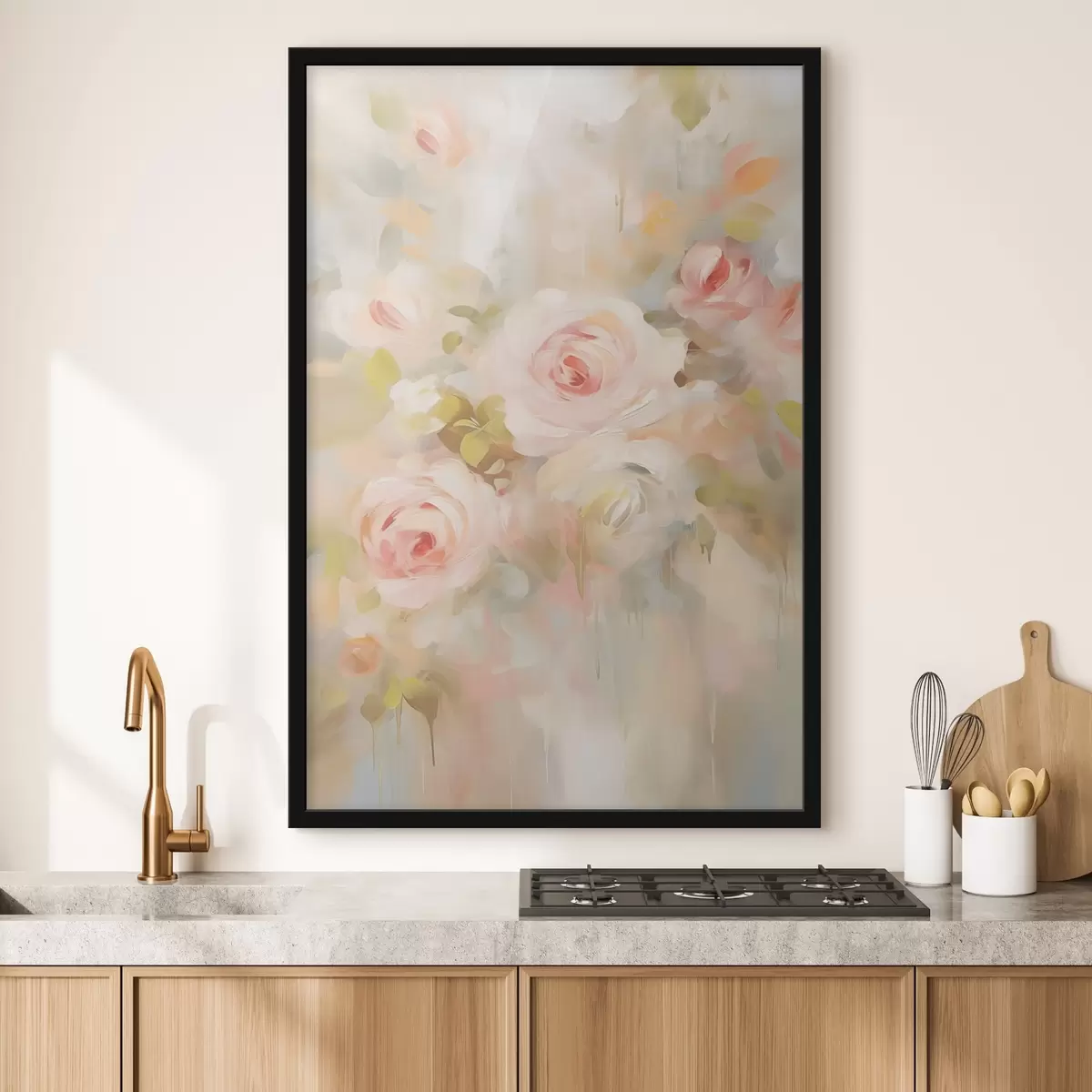 Poster Rosen Nachahmung Malerei f45302