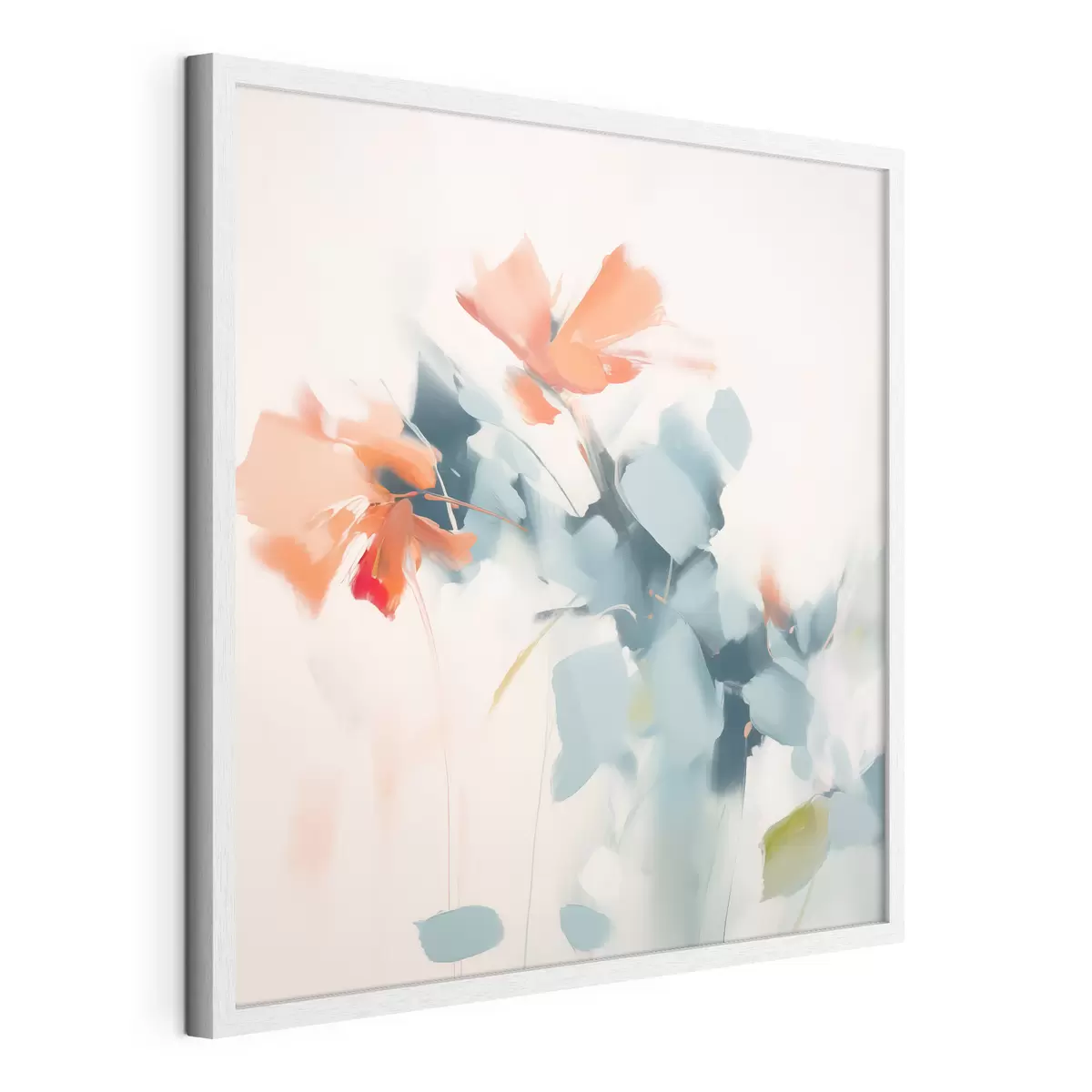 Poster Abstrakte Blumen Nachahmung Malerei f45303