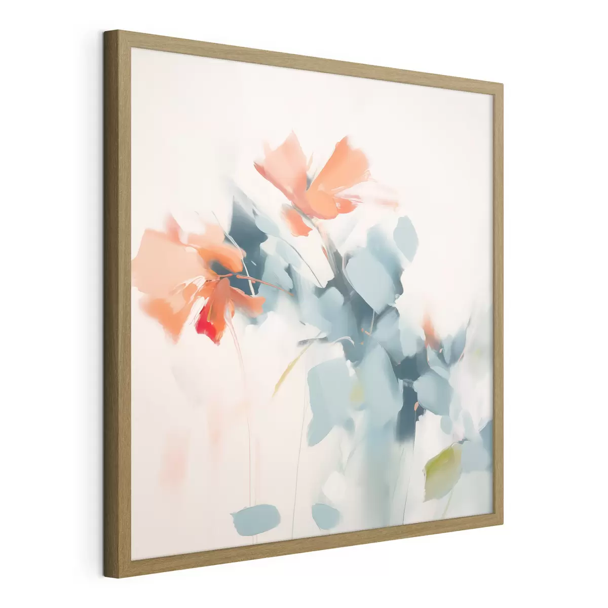 Poster Abstrakte Blumen Nachahmung Malerei f45303