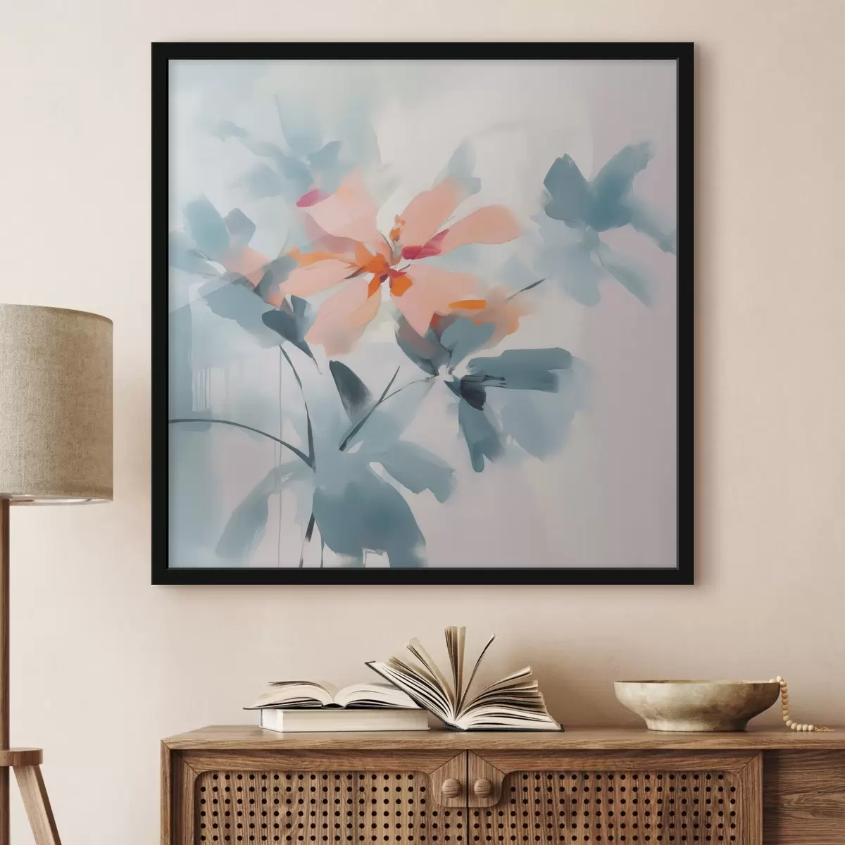 Poster Abstrakte Blumen f45304