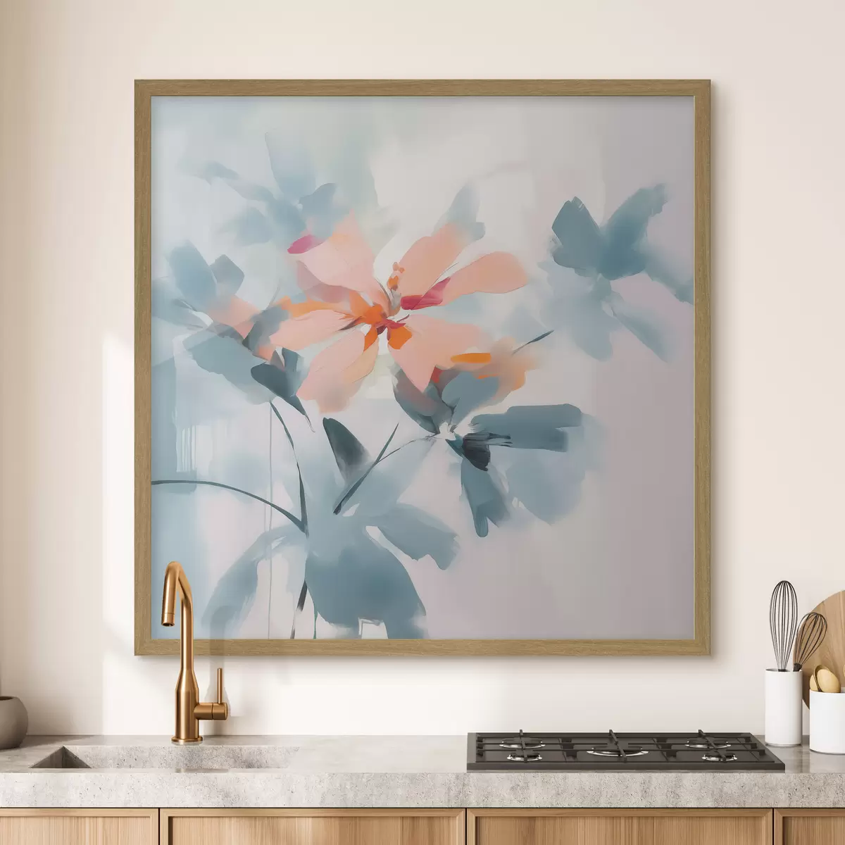 Poster Abstrakte Blumen f45304