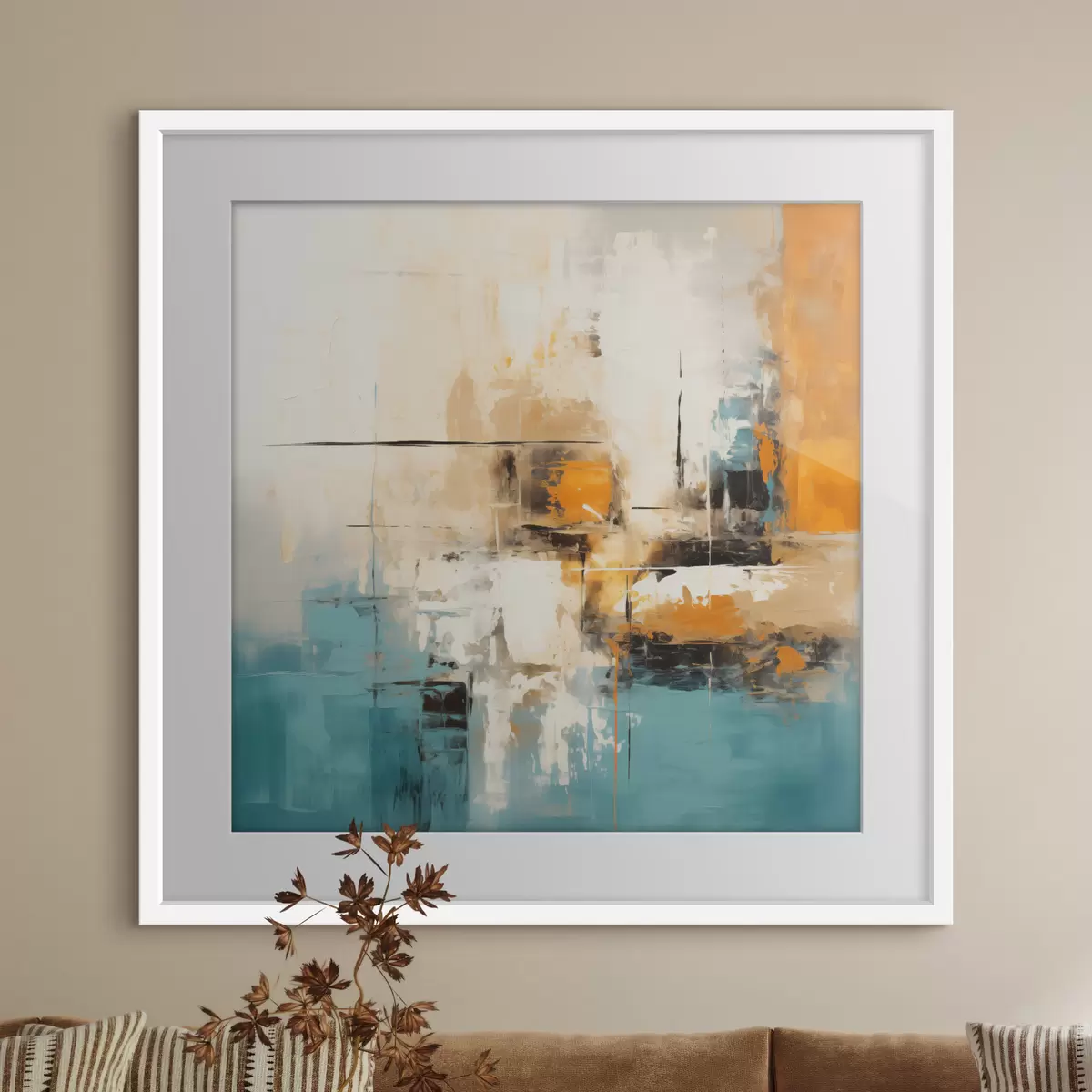 Poster Leuchtender Impuls f45041