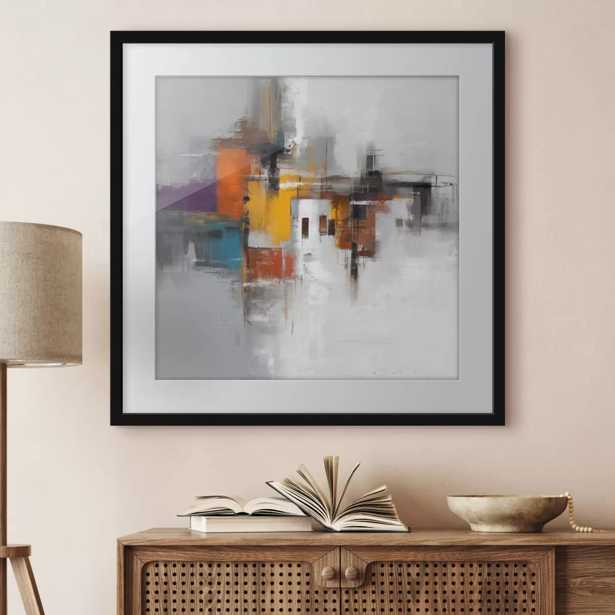 Poster Farbenspiel f45239