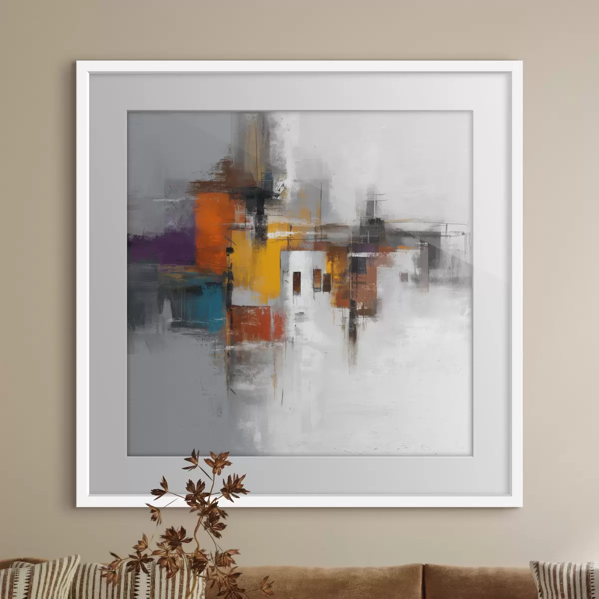 Poster Farbenspiel f45239