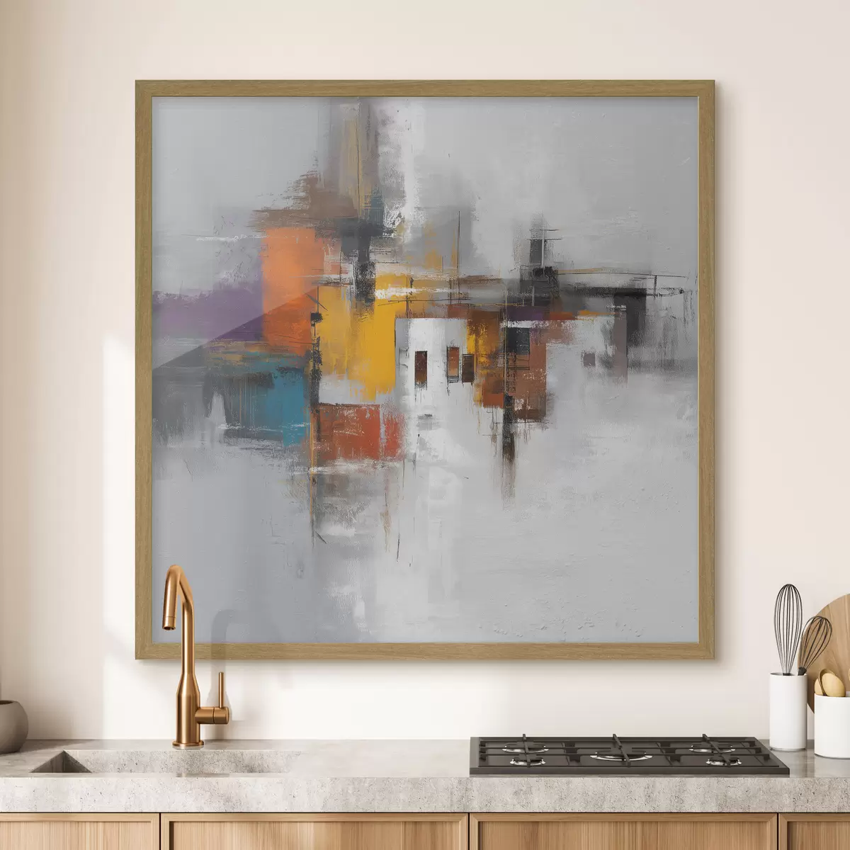 Poster Farbenspiel f45239