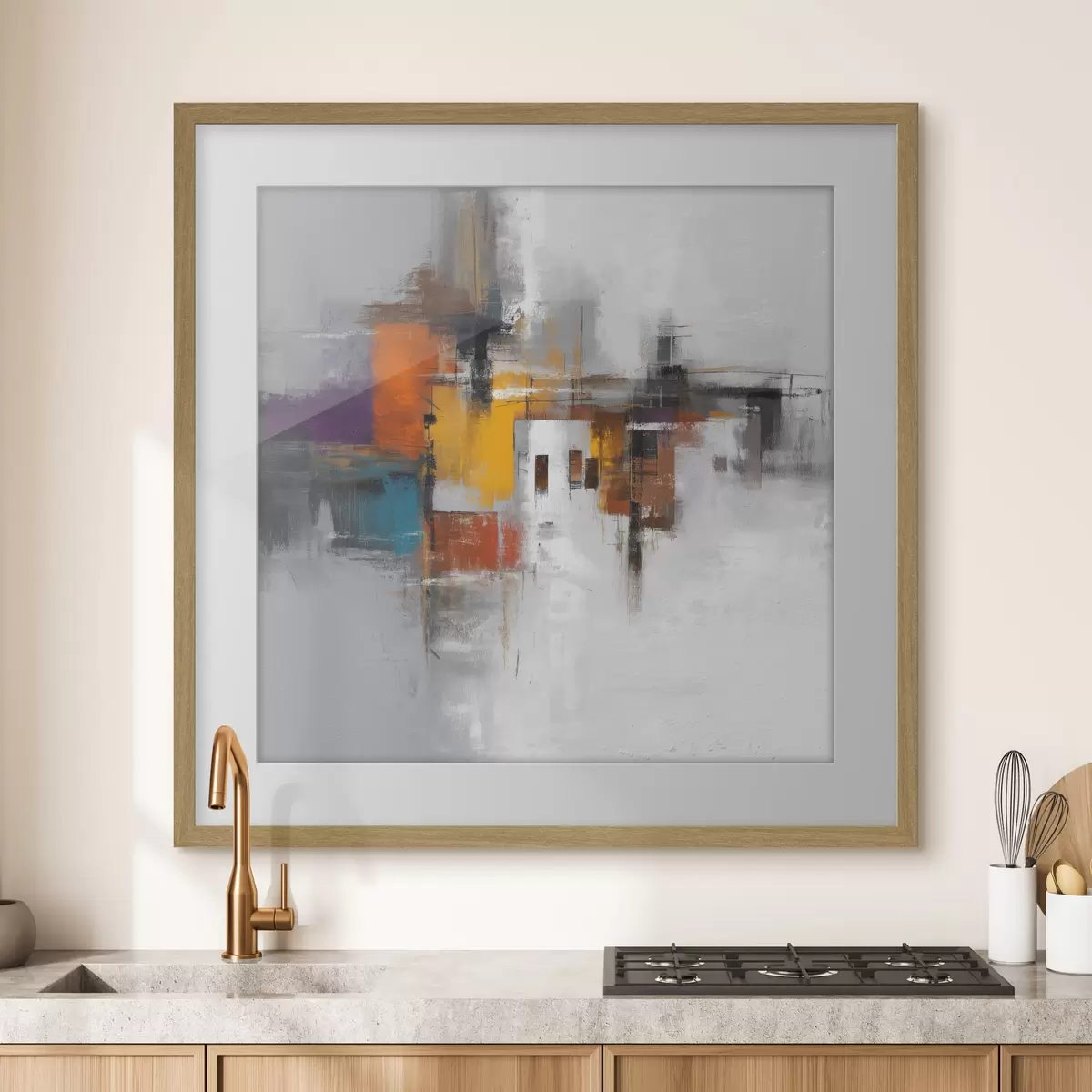 Poster Farbenspiel f45239
