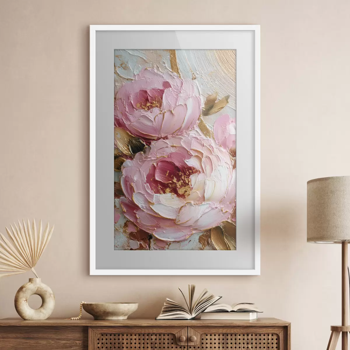 Poster Blütenblätter mit Charakter f45251