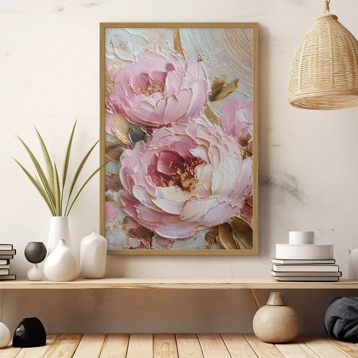 Poster Blütenblätter mit Charakter f45251