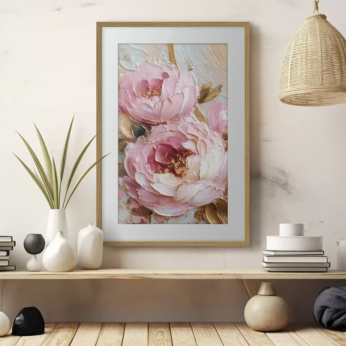 Poster Blütenblätter mit Charakter f45251