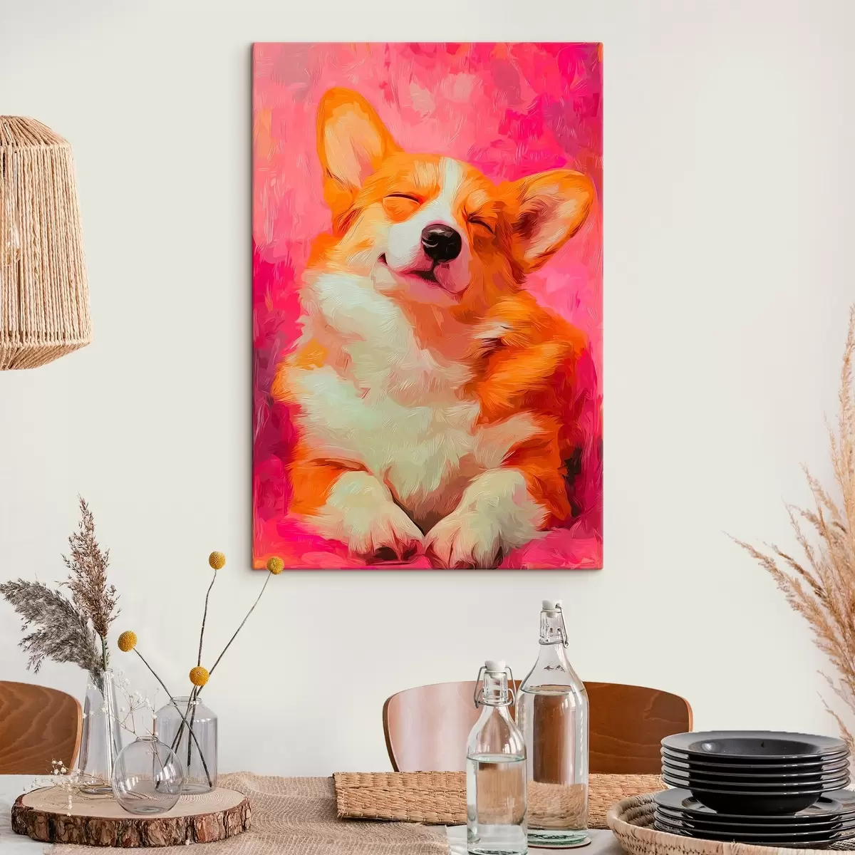 Fototapete Corgi-Hund s45312