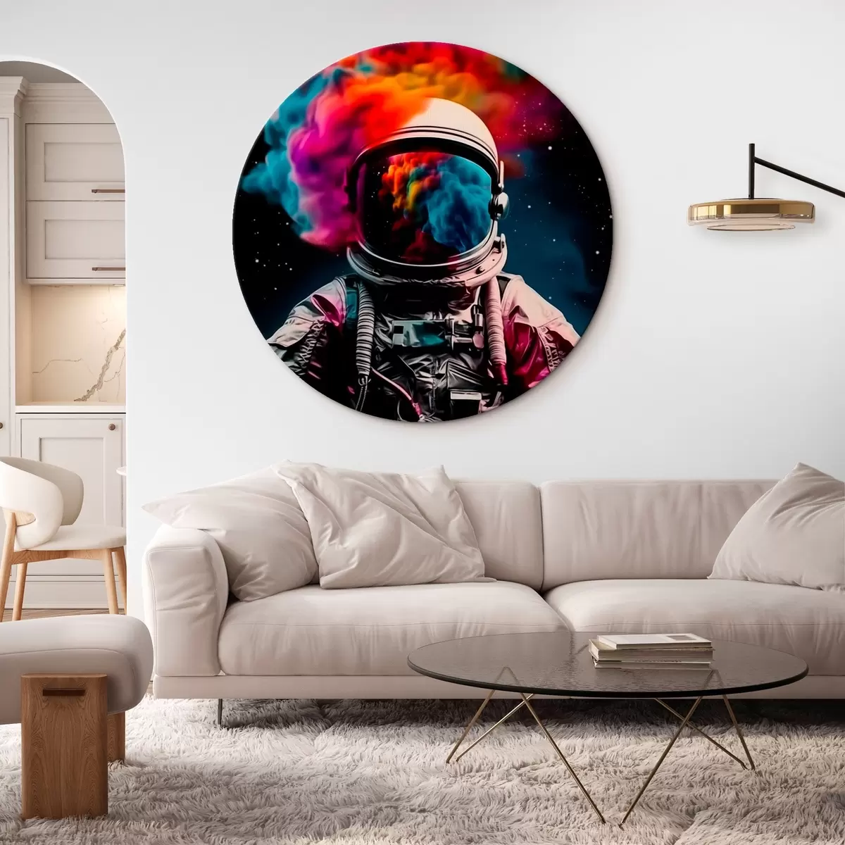 Runde Wandbilder Astronaut r45326