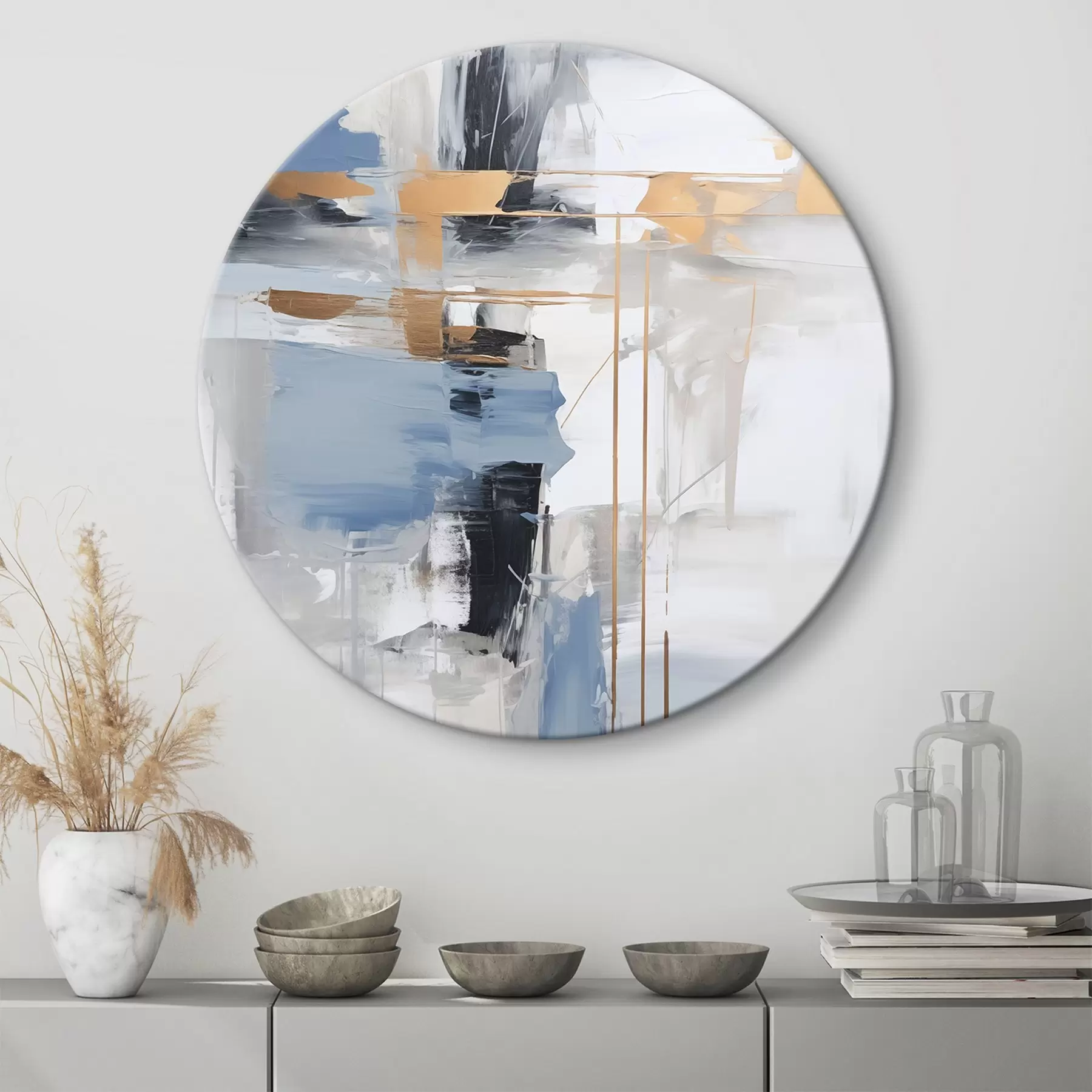 Fototapete Moderne Abstraktion Nachahmung der Malerei r45349