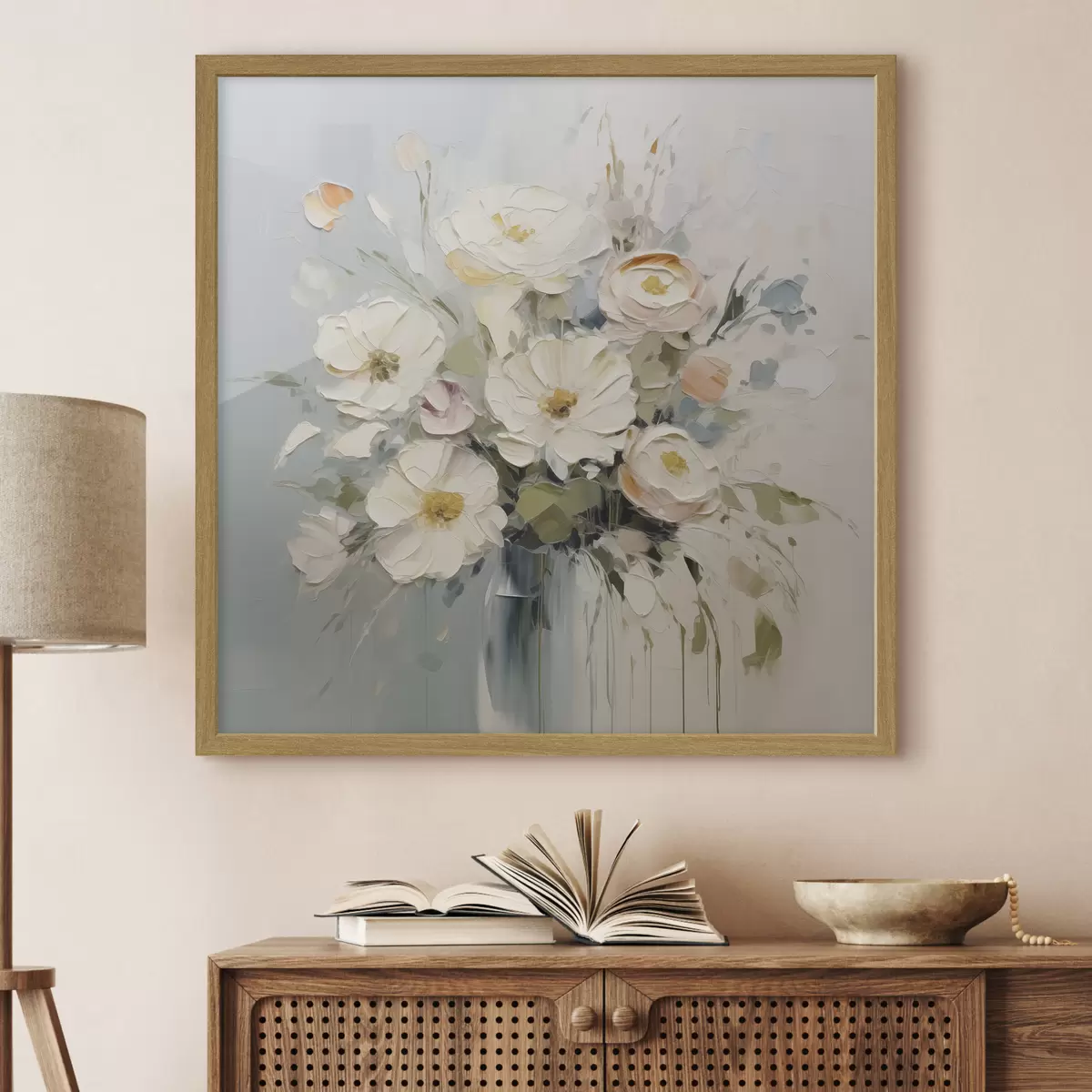 Poster Blumenstrauß Nachahmung Malerei f45346