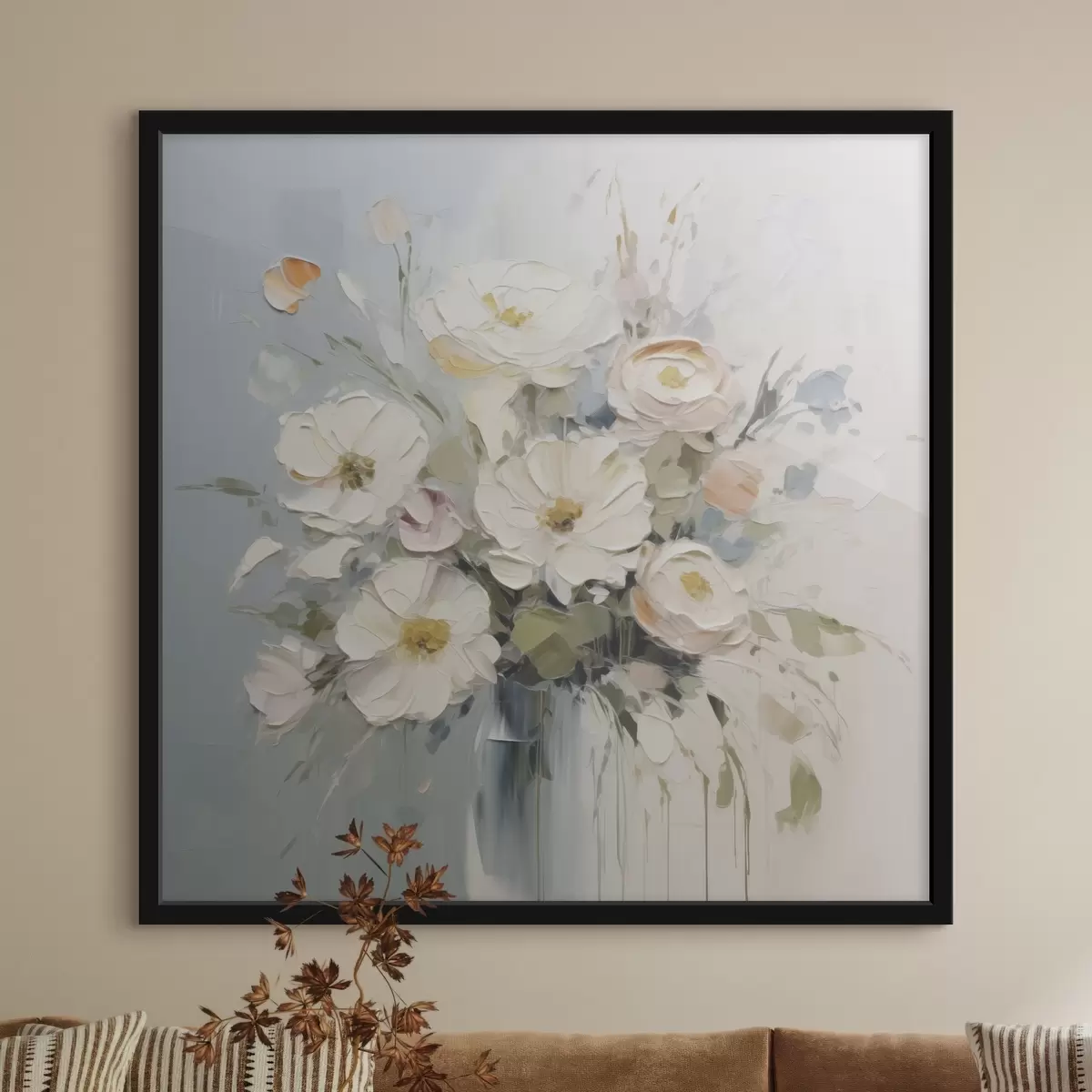 Poster Blumenstrauß Nachahmung Malerei f45346