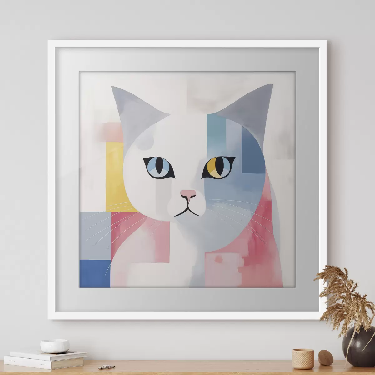 Poster Katze und Flüstern f45358
