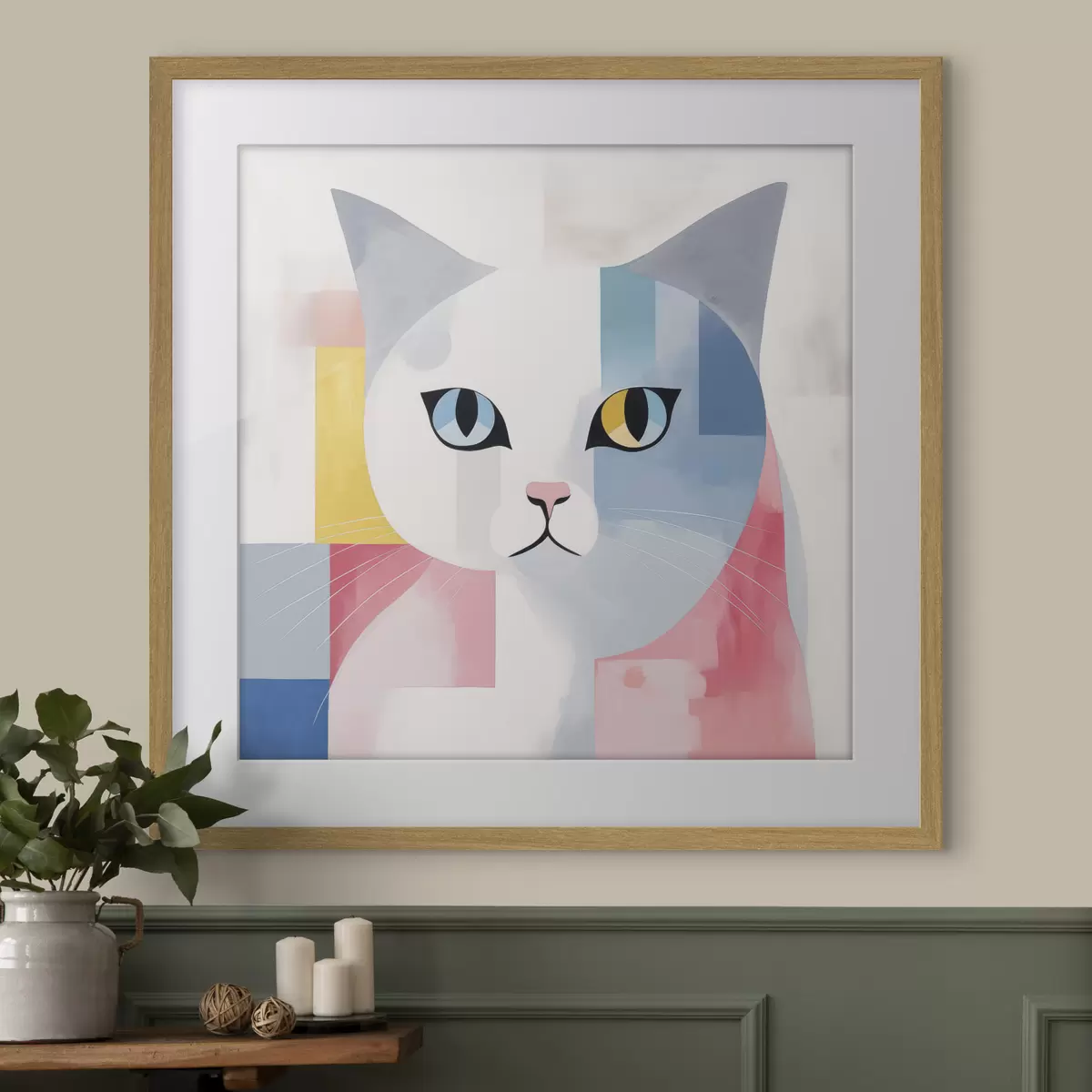 Poster Katze und Flüstern f45358