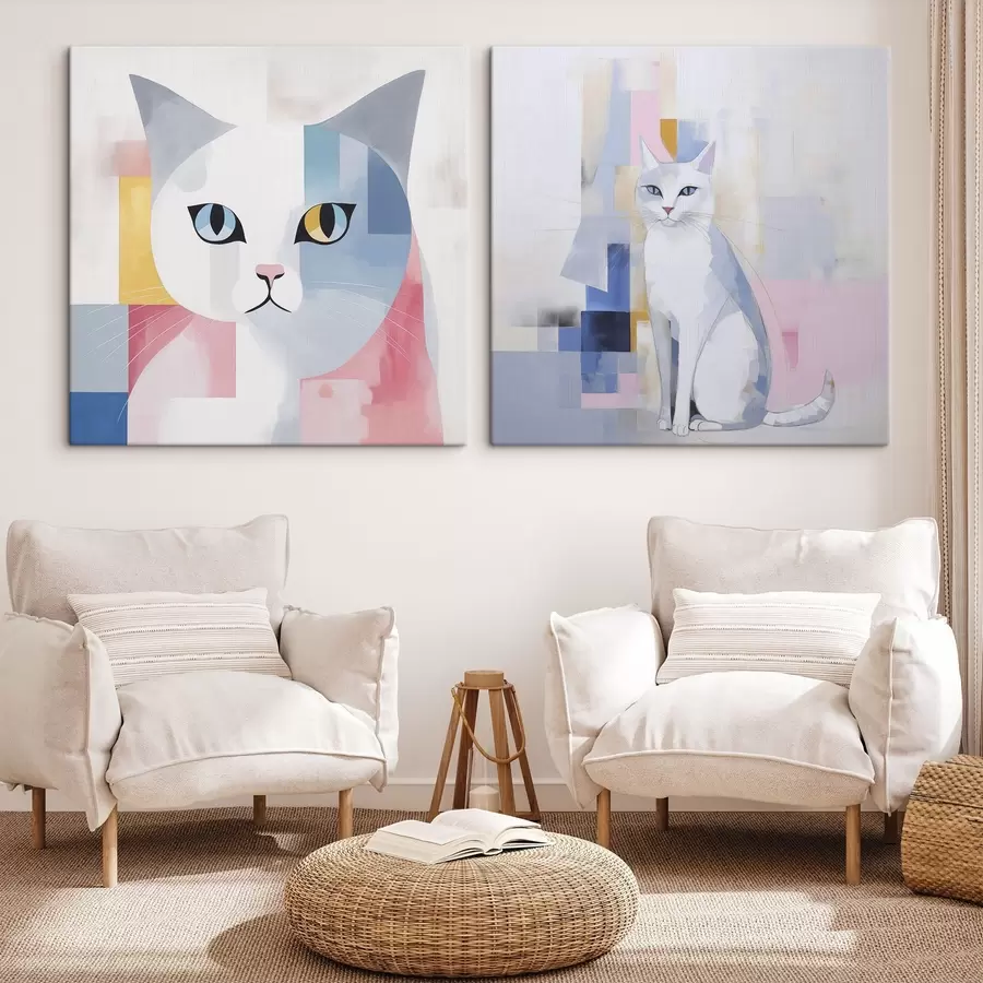 Fototapete Abstrakte Katze m00592