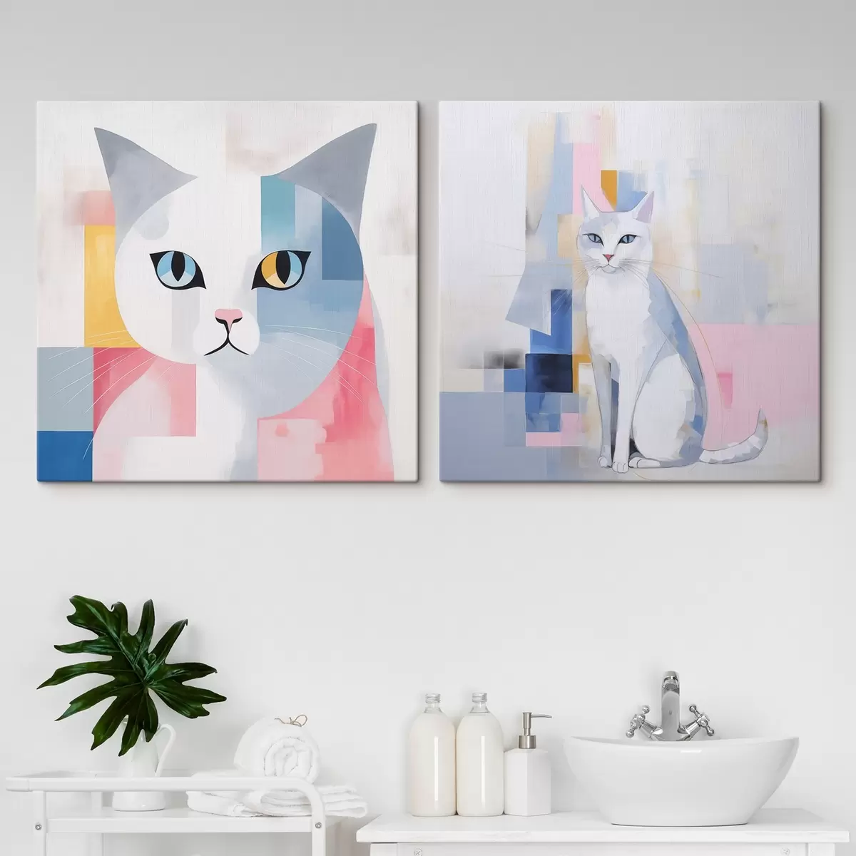 Fototapete Abstrakte Katze m00592
