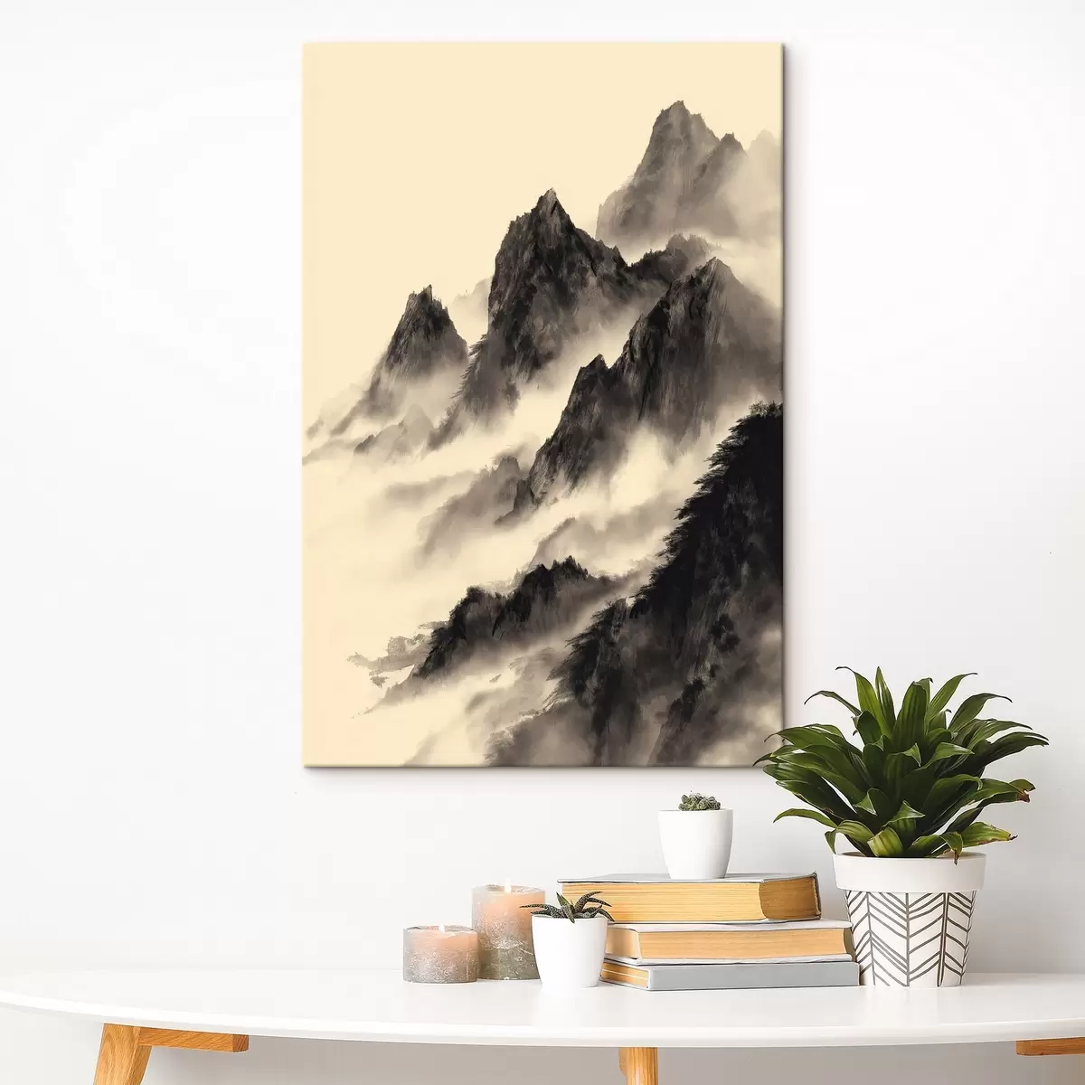Fototapete Berge im chinesischen Stil s45383