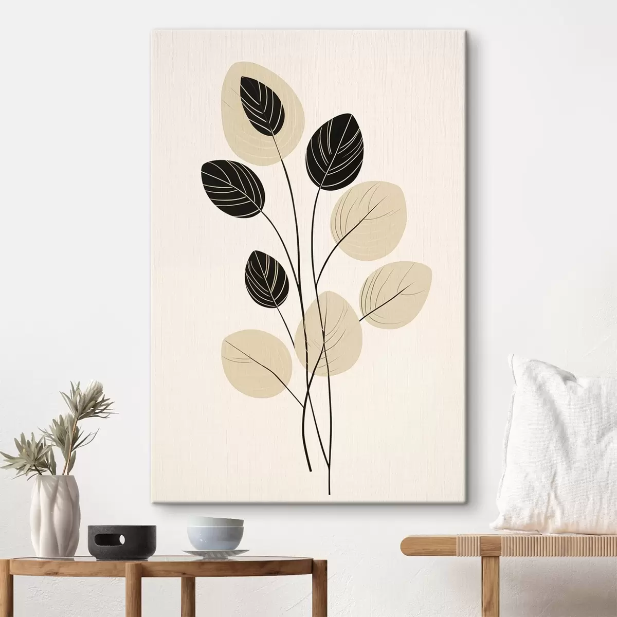 Fototapete Minimalistische botanische Illustration s45401