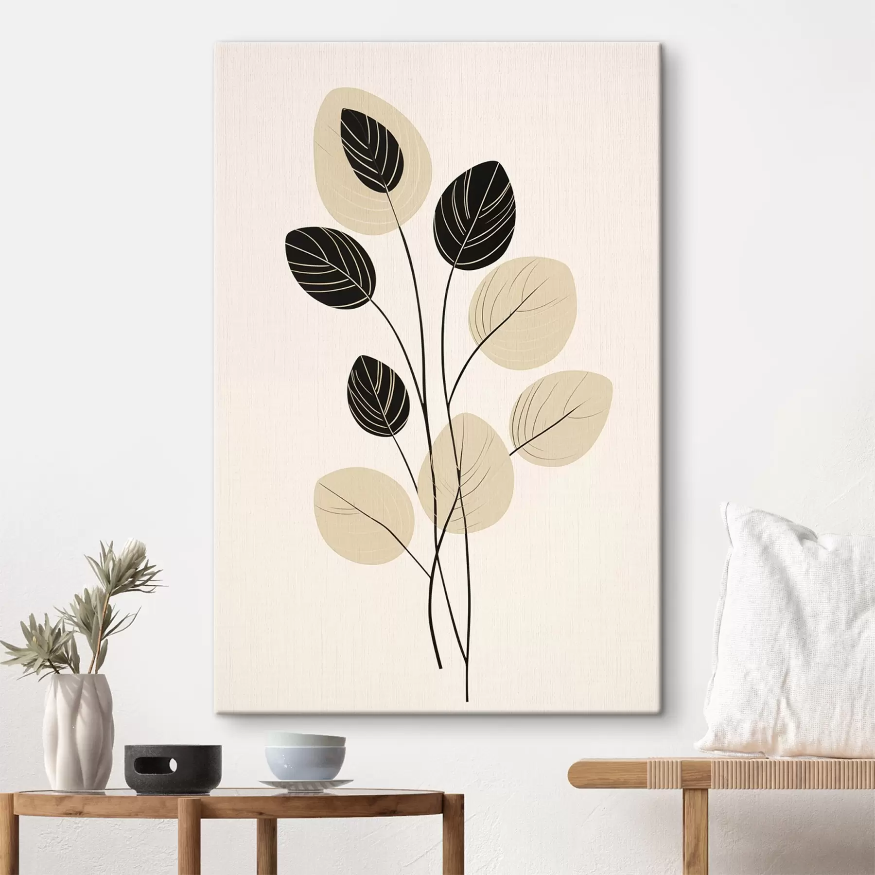 Fototapete Minimalistische botanische Illustration s45401