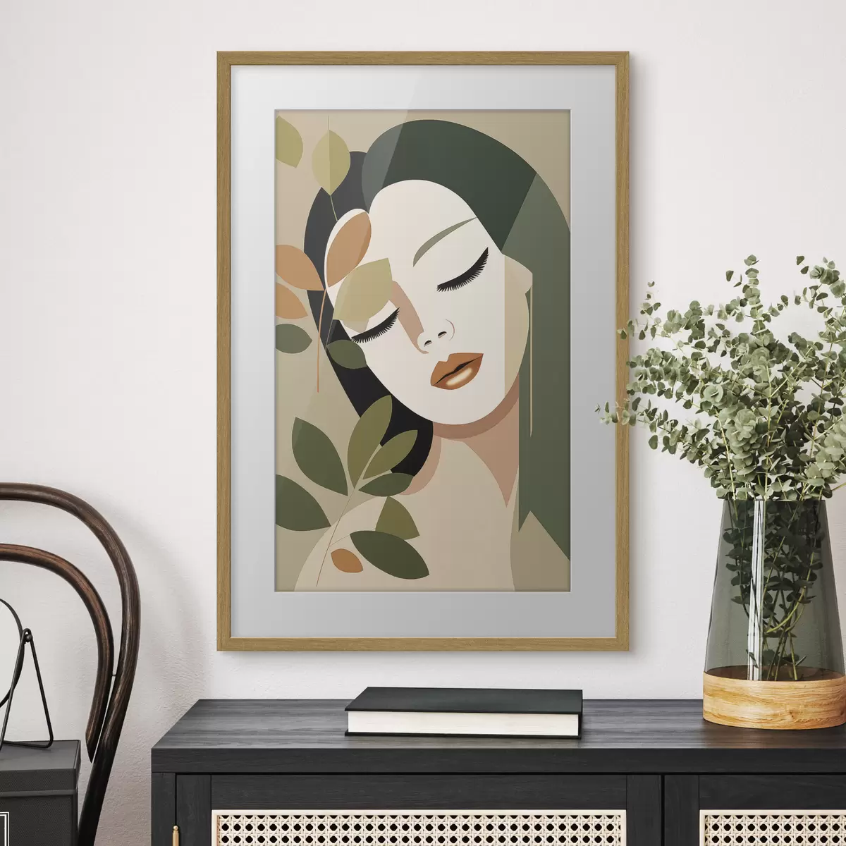 Poster Frau und Umarmung f45388