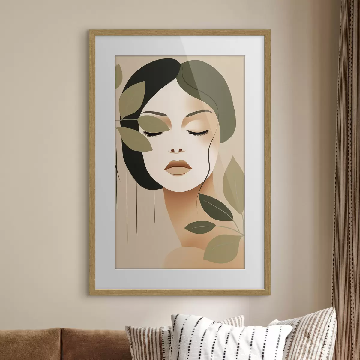 Poster Frau und Rhythmus f45390