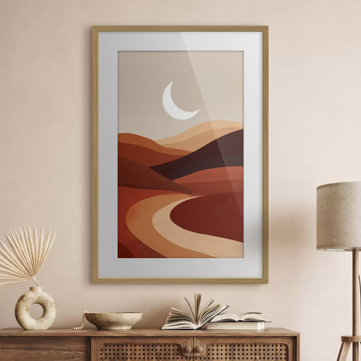 Poster Sonne und Berge f45393