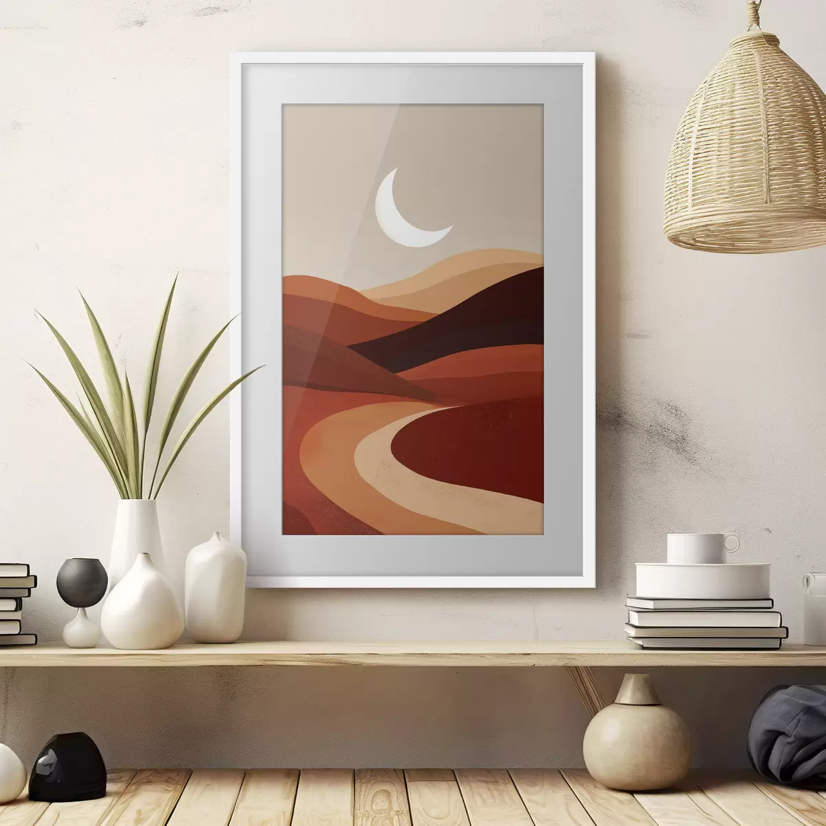 Poster Sonne und Berge f45393