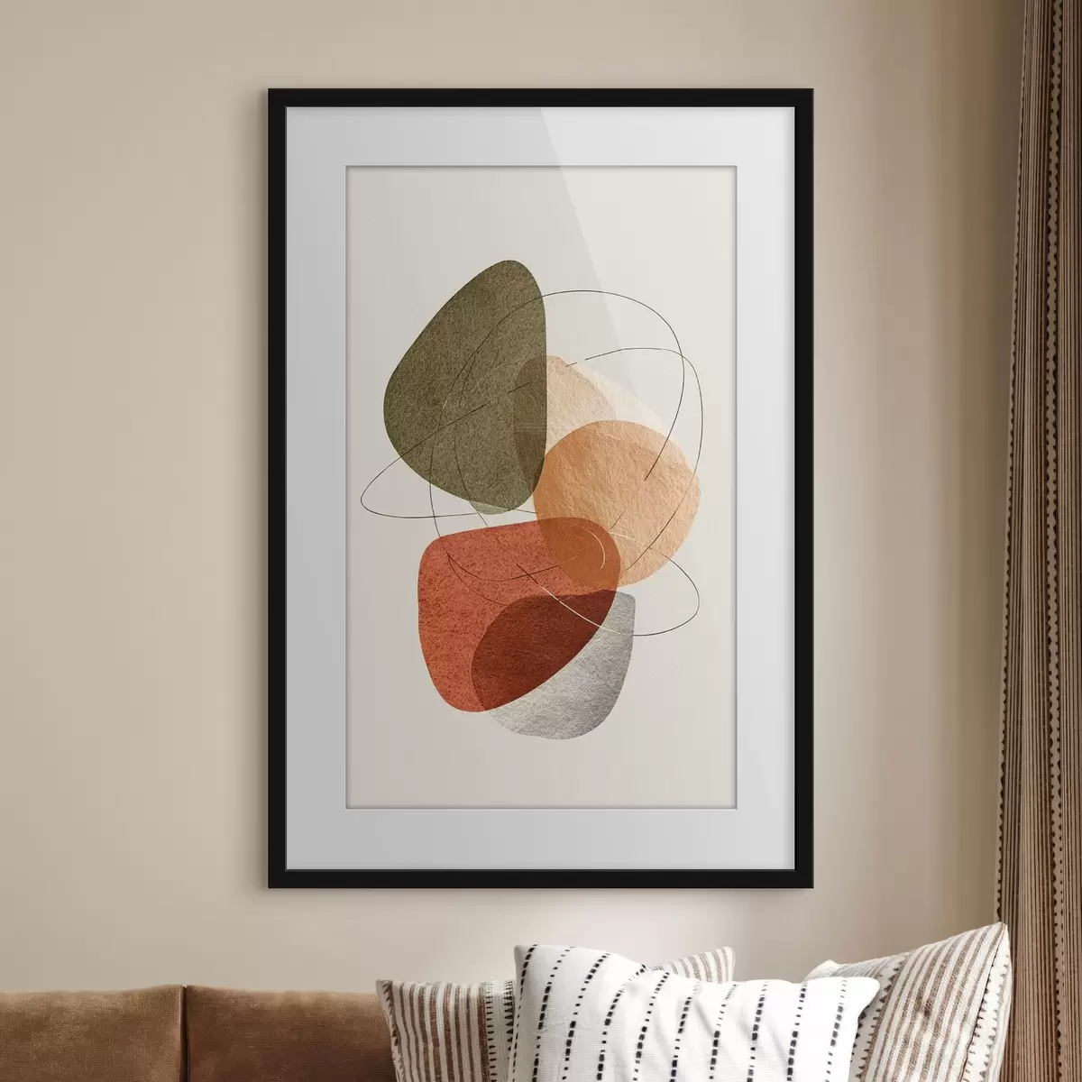 Poster Mehrfarbige Abstraktion f45398