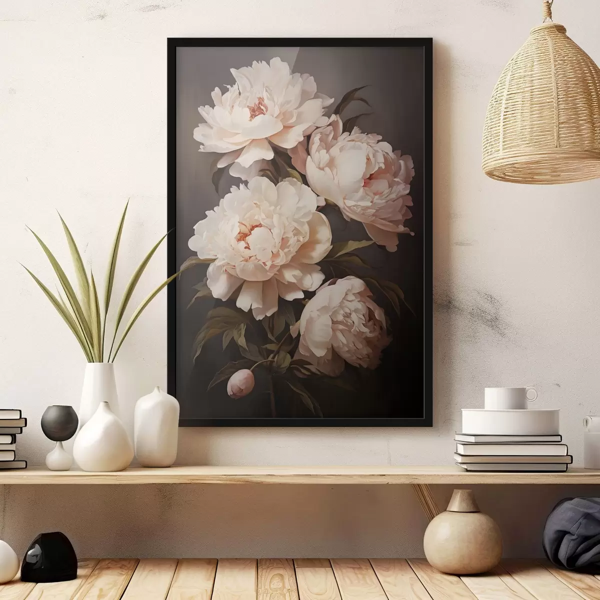 Poster Pfingstrosen f45404
