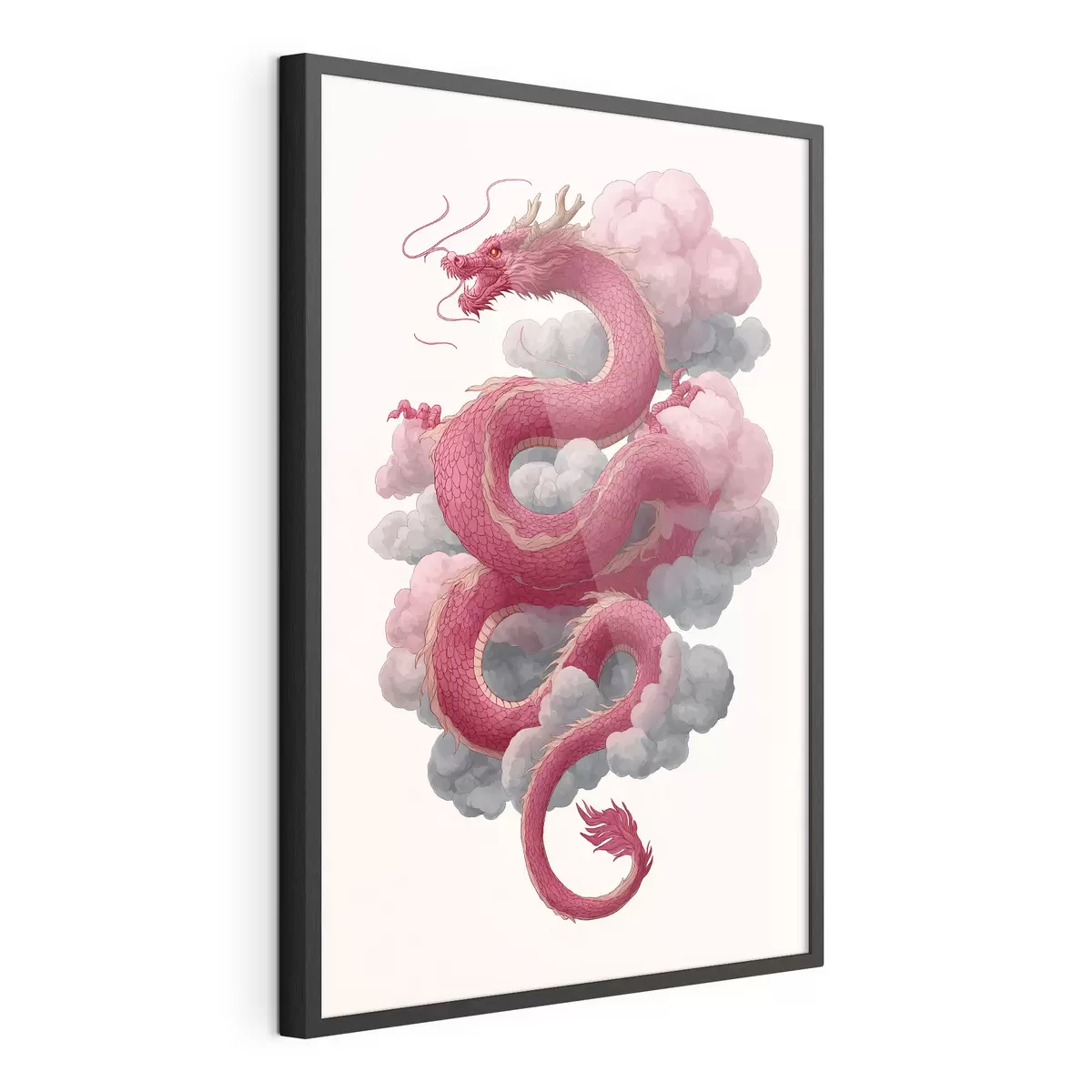 Poster Drache im chinesischen Stil f45412