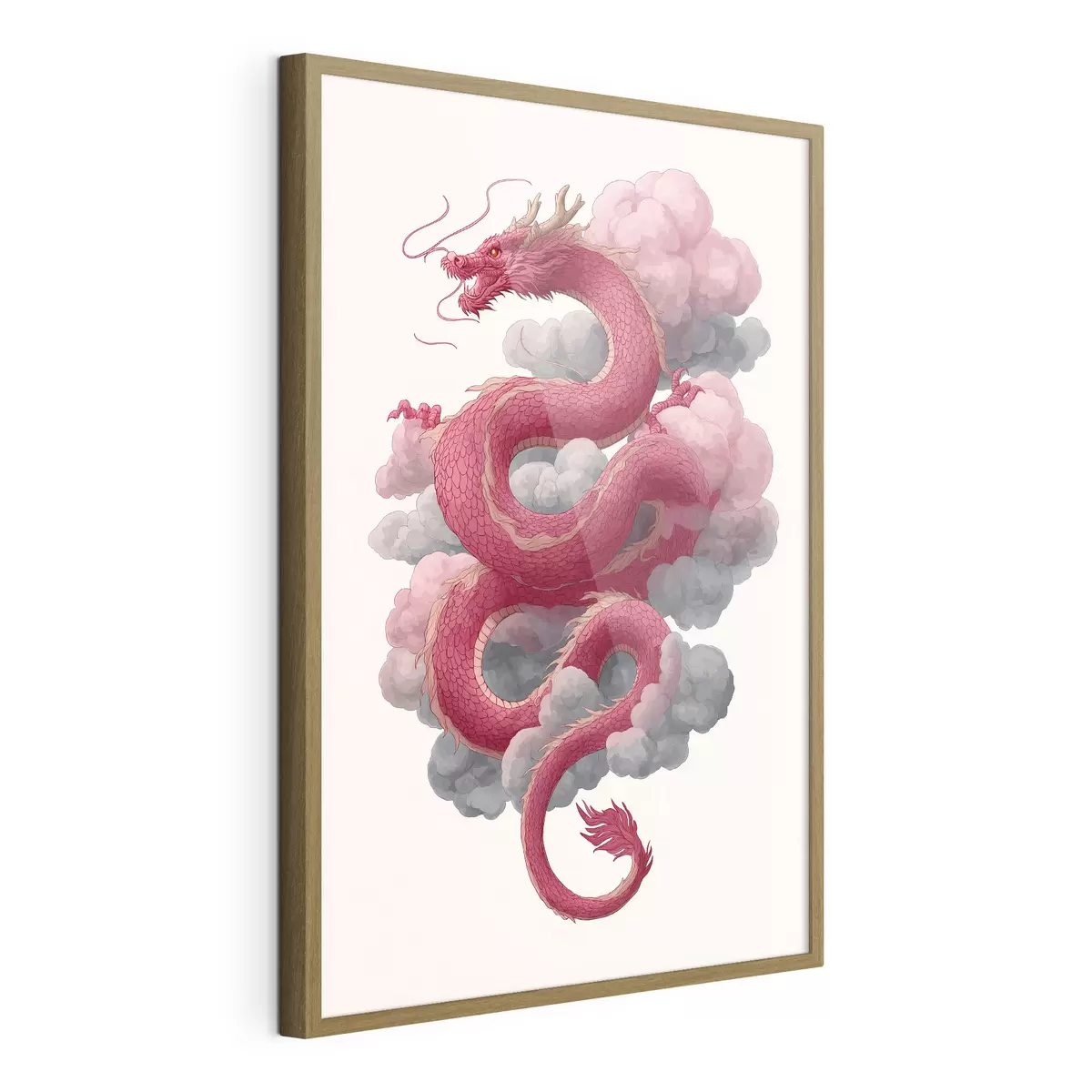Poster Drache im chinesischen Stil f45412