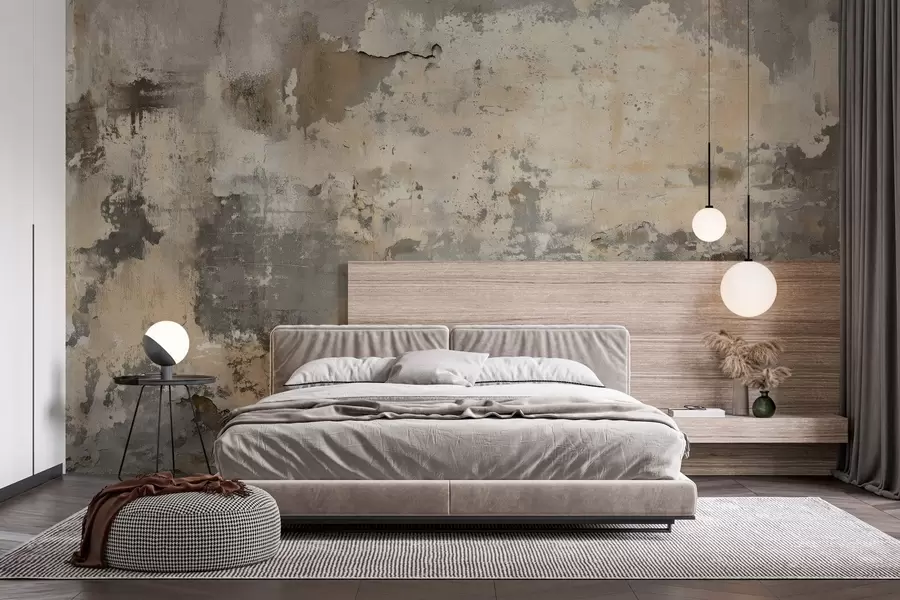 Fototapete nachahmung einer strukturierten alten Mauer w04311