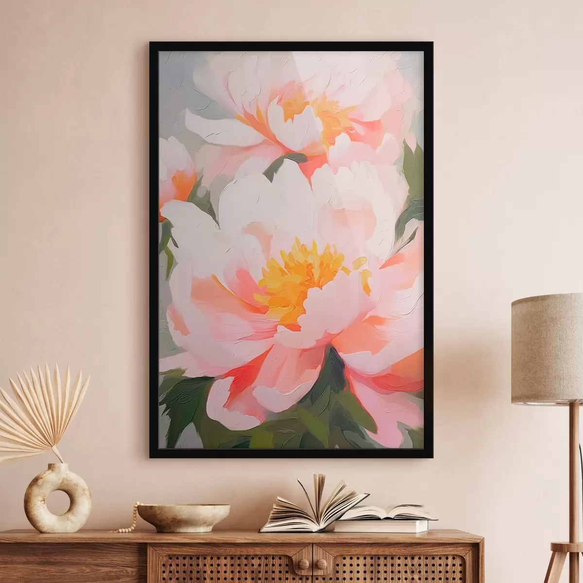 Poster Pfingstrosen f45444