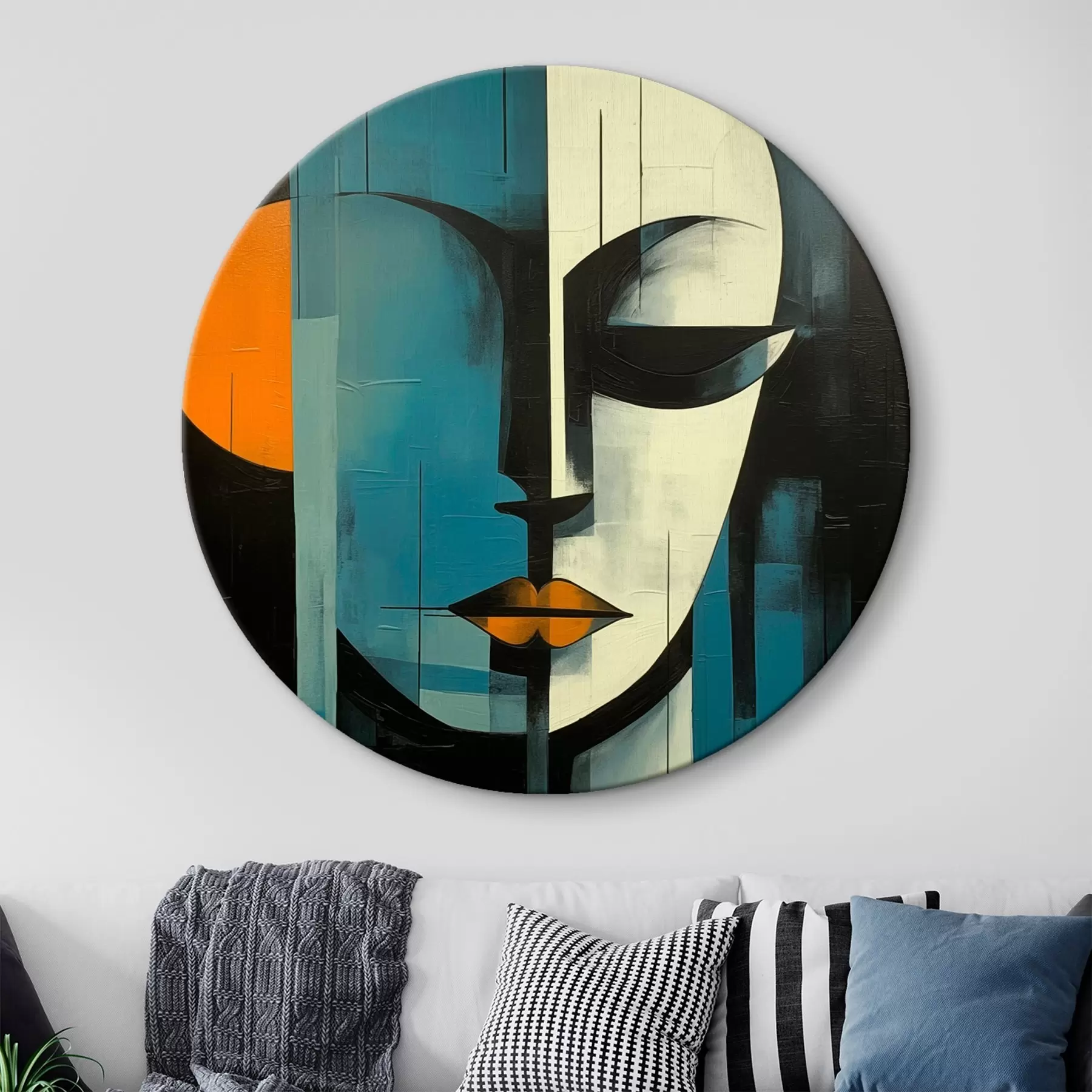 Fototapete Abstraktes Frauenporträt r45437