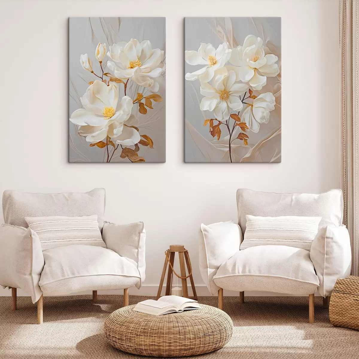 Fototapete Zarte abstrakte Blumen m00611