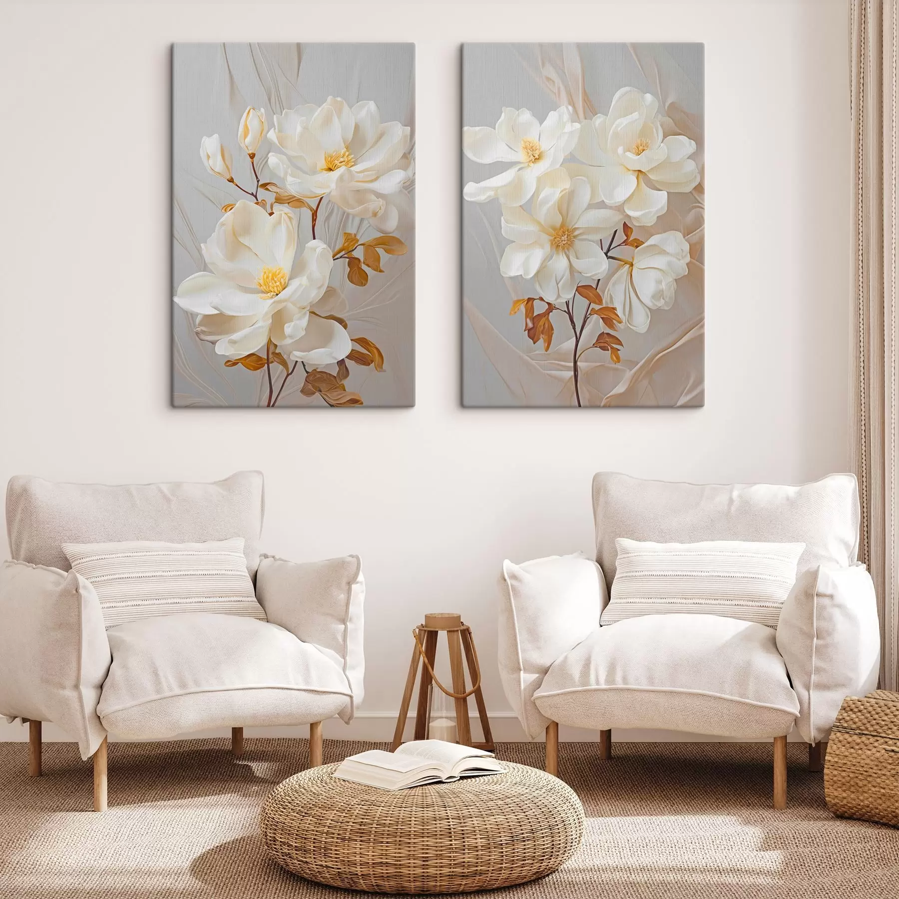 Fototapete Zarte abstrakte Blumen m00611