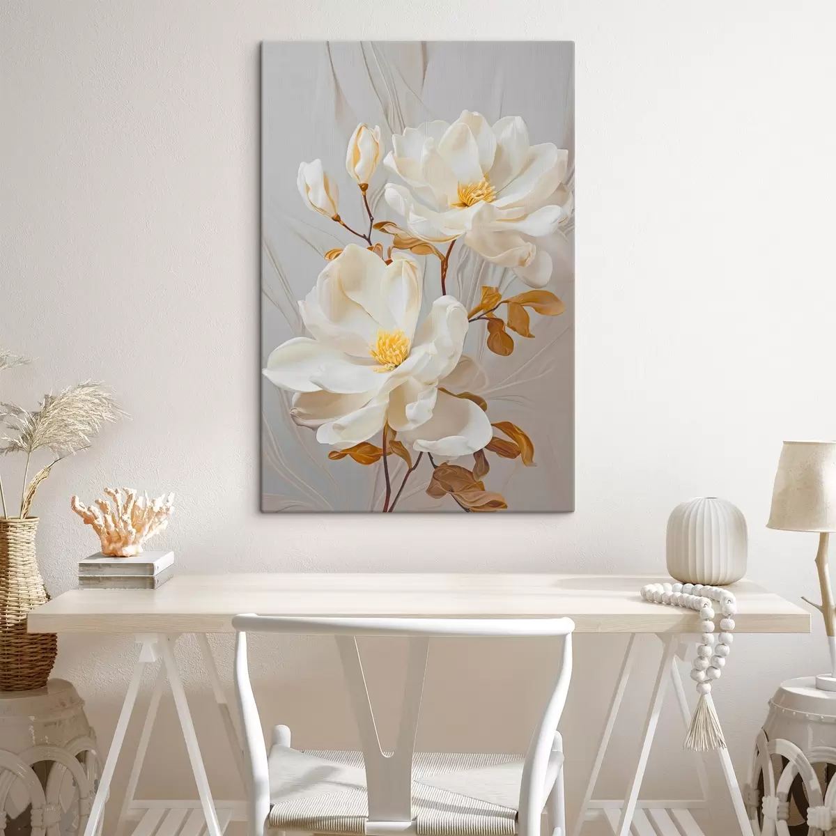 Fototapete Zarte abstrakte Blumen s45446