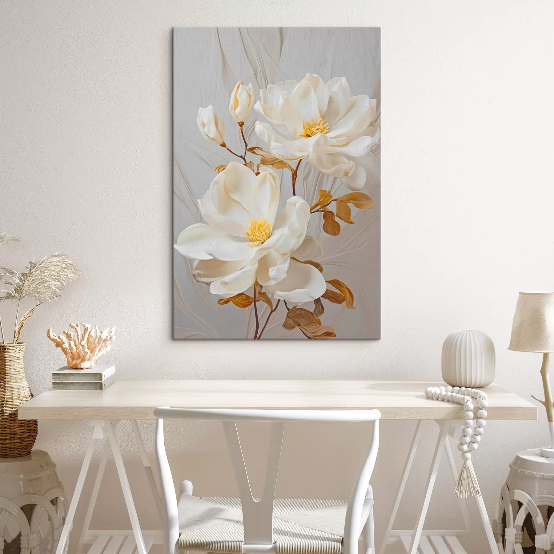 Fototapete Zarte abstrakte Blumen s45446