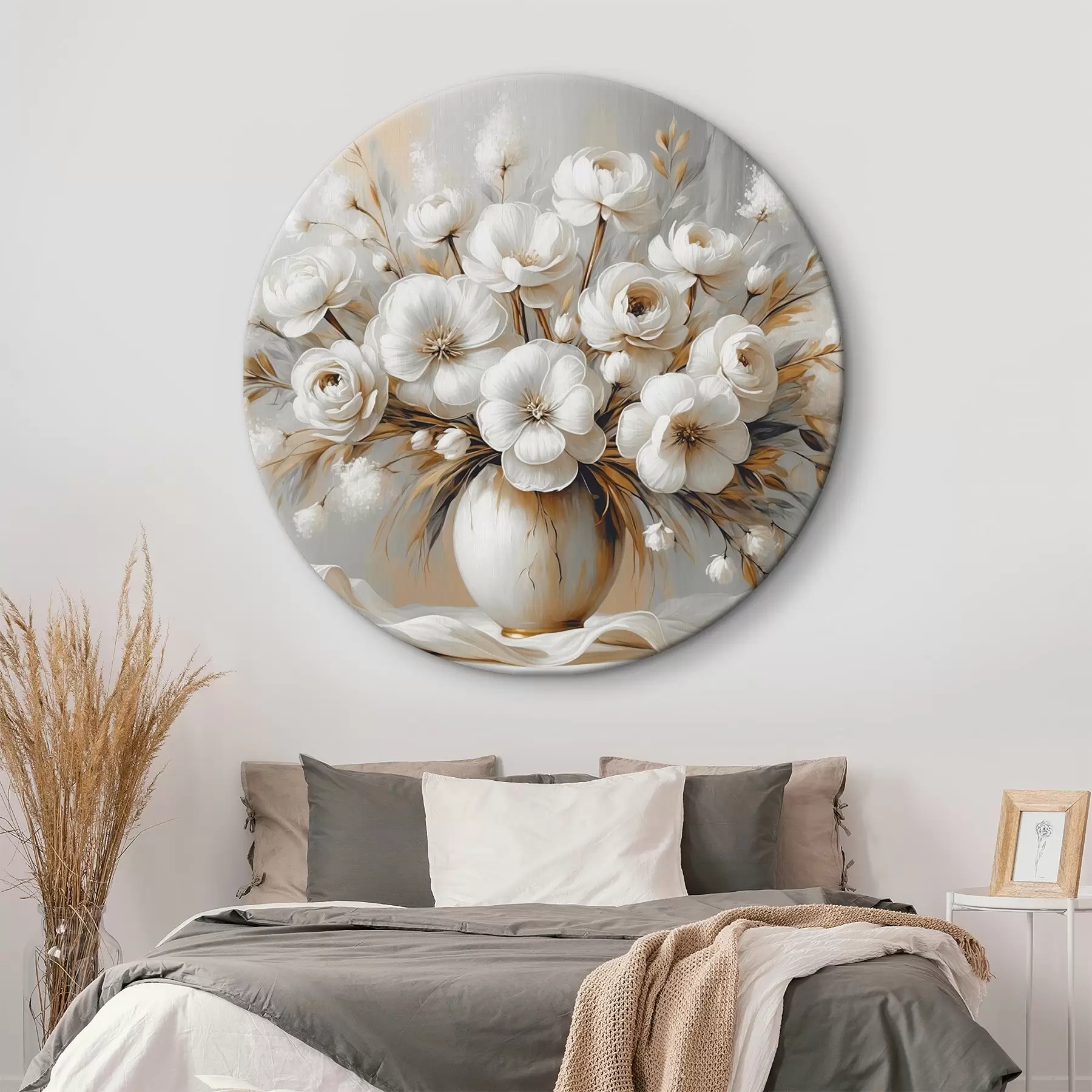 Fototapete Ein zarter Blumenstrauß in einer Vase r45375