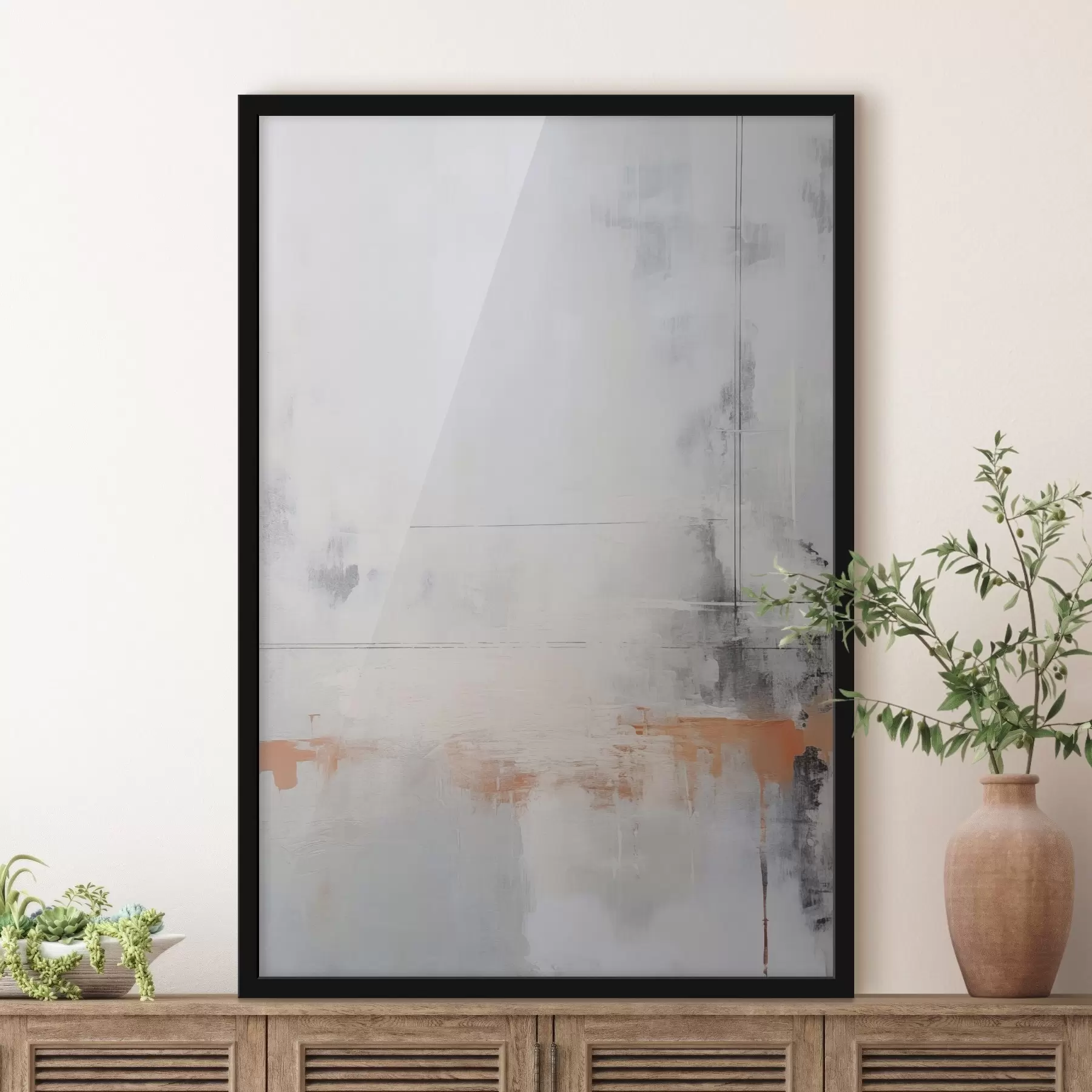 Fototapete Moderne Abstraktion mit Nachahmung einer abgenutzten Textur f45451