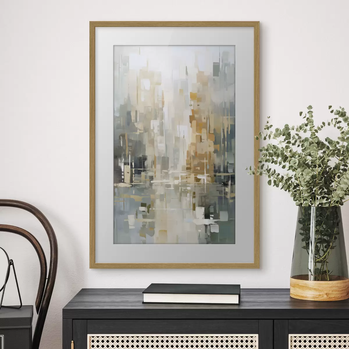 Poster Farben begegnen sich f45456